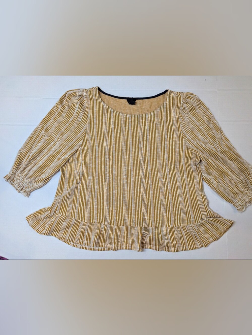 W5 Striped Crop Top Women's Size L
